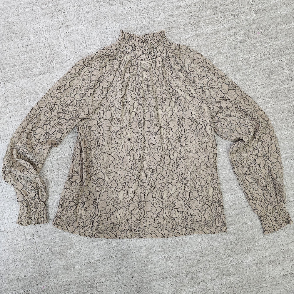 Ultra Lace Blouse - Cream
